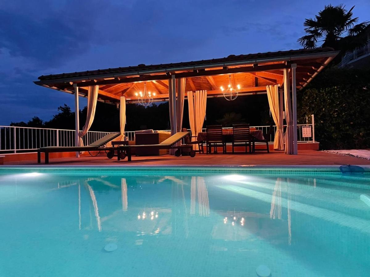 Villa Lovran - 150M To The Beach - Infinity Pool - Incredible Sea View - Fitness Room Luaran gambar