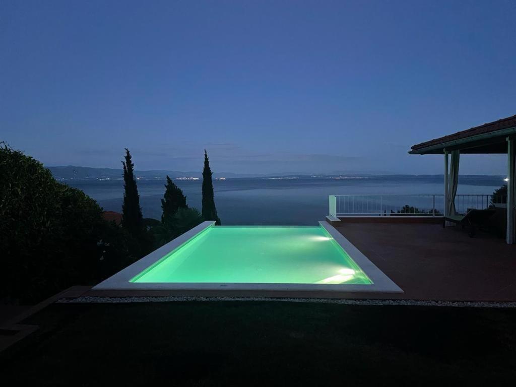 Villa Lovran - 150M To The Beach - Infinity Pool - Incredible Sea View - Fitness Room Luaran gambar