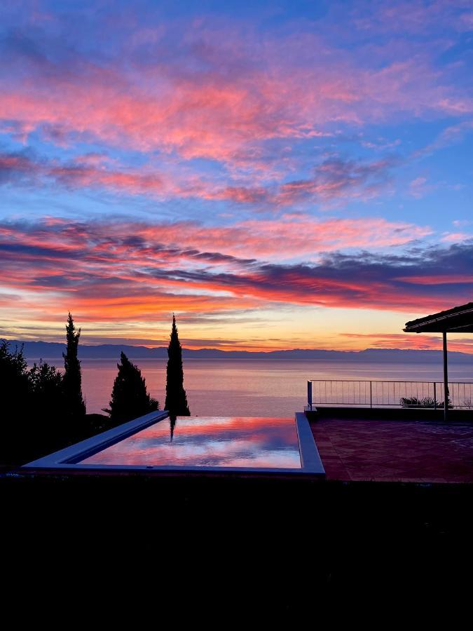 Villa Lovran - 150M To The Beach - Infinity Pool - Incredible Sea View - Fitness Room Luaran gambar
