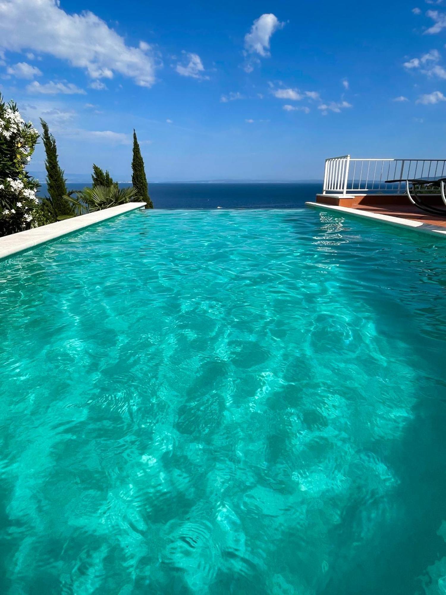 Villa Lovran - 150M To The Beach - Infinity Pool - Incredible Sea View - Fitness Room Luaran gambar