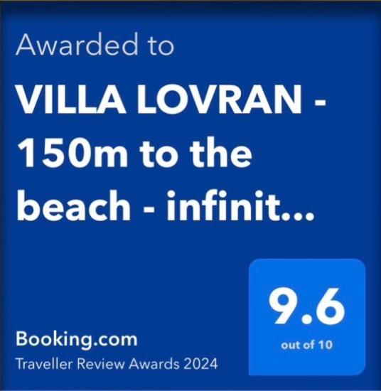 Villa Lovran - 150M To The Beach - Infinity Pool - Incredible Sea View - Fitness Room Luaran gambar